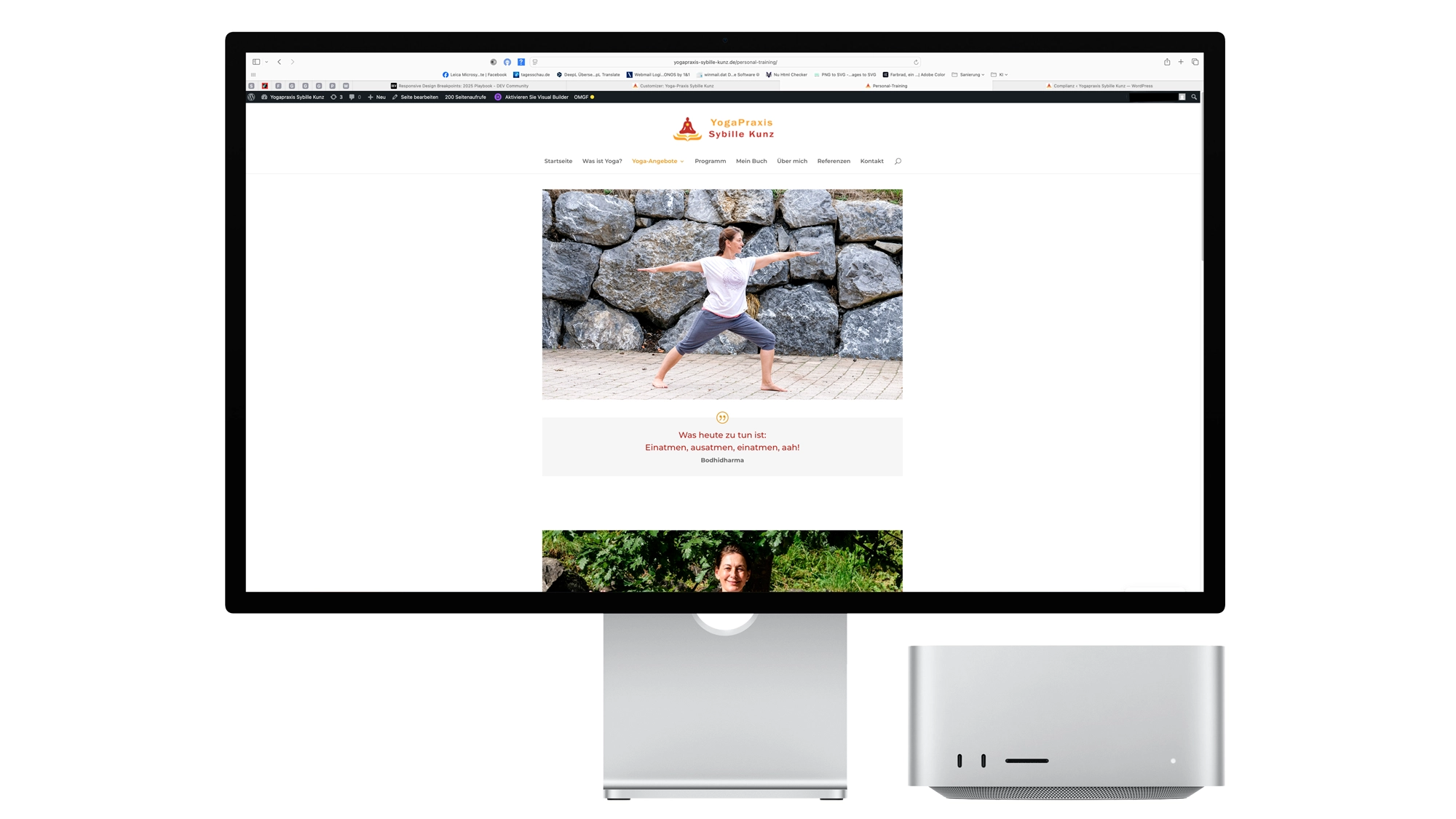 1 - WordPress-Website - www.yogapraxis-sybille-kunz.de, www.kinder-aak.de, www.espelohra.de, ...
